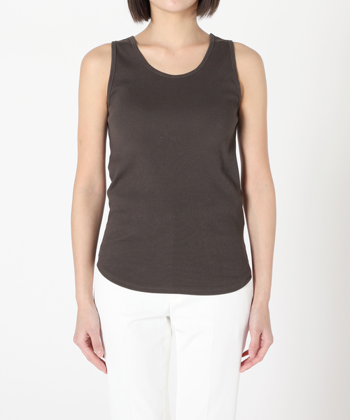 Noble(ノーブル)の「2WAYスリークリブタンク(タンクトップ・レディース・ホワイト/チャコールグレー/ベージュ・FREE)」の21枚目の写真