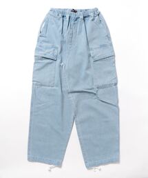 BAYBLO | (BG)【ユニセックス】デニム ワイド カーゴパンツ(デニムパンツ)