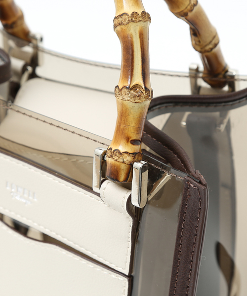 LOWELL things（ロウェル　シングス）の「Lucent/クリアバーチカル2WAYBAG（トートバッグ・レディース・ブラック/ホワイト/ブラウン・フリー）」の19枚目の写真