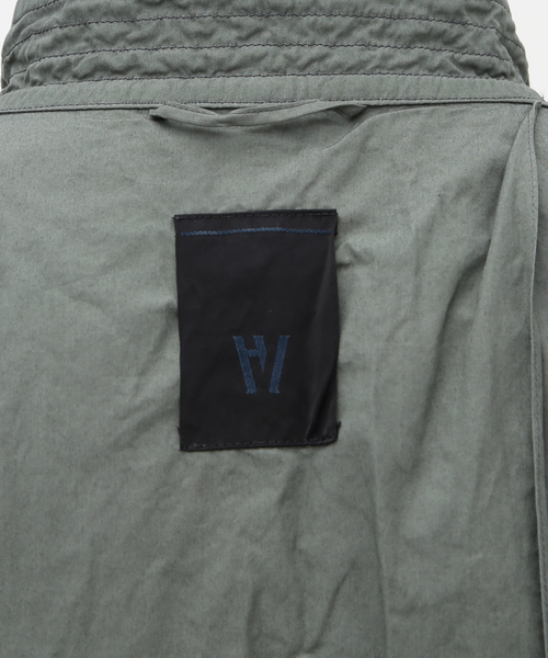 EDIFICE（エディフィス）の「【HUM VENT / ヒューベント】ALGA TRENCH COAT（トレンチコート・メンズ・ネイビー/グリーン・2）」の8枚目の写真