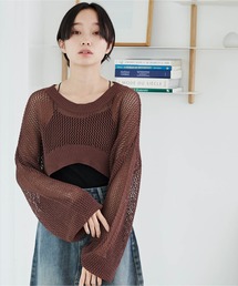 WEGO | WEGO/ショートメッシュニットプルオーバー(ニット/セーター)