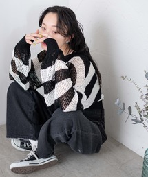 WEGO | WEGO/ショートメッシュニットプルオーバー(ニット/セーター)