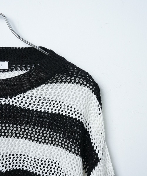 WEGO（ウィゴー）の「WEGO/ショートメッシュニットプルオーバー（ニット/セーター・レディース・ブラック/ブラック系その他5/ブラウン・FREE）」の11枚目の写真