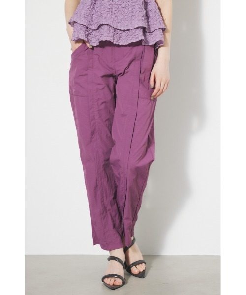 rienda（リエンダ）の「オーバーポケットナイロンパンツ 春服（カーゴパンツ・レディース・ホワイト/パープル/ブラック・SMALL/MEDIUM/X-SMALL）」の9枚目の写真