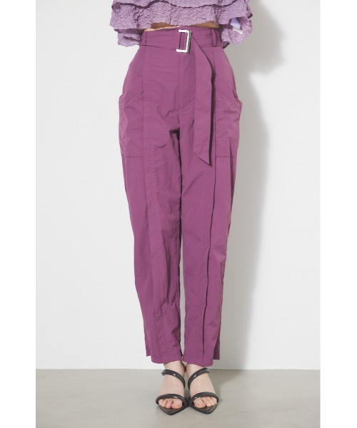 rienda（リエンダ）の「オーバーポケットナイロンパンツ 春服（カーゴパンツ・レディース・ホワイト/パープル/ブラック・SMALL/MEDIUM/X-SMALL）」の10枚目の写真