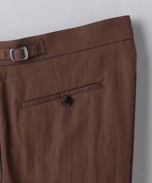 UNITED ARROWS（ユナイテッドアローズ）の「ギャバジン 2プリーツ ワイドパンツ（その他パンツ・メンズ・ブラック/モカ・S/M/L/XL）」の14枚目の写真