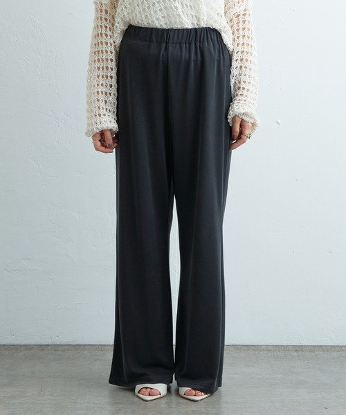 SHENERY(シーナリー)の「カノコワイドパンツ(その他パンツ・レディース・グレイッシュベージュ/ブラック・36/38)」の17枚目の写真