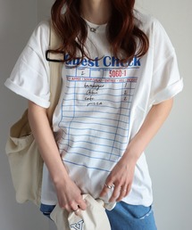 デザインロゴプリントTシャツ