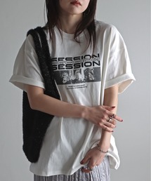 デザインロゴプリントTシャツ