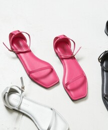 【限定展開】フラット2ベルトサンダル