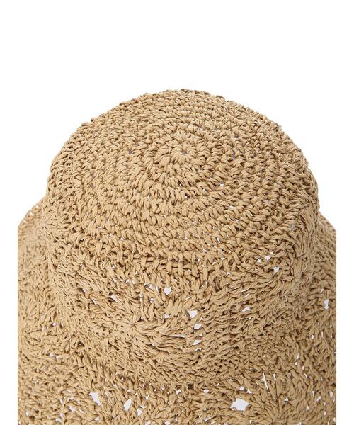 Samansa Mos2(サマンサ モスモス)の「ペーパークロシェハット(ハット・レディース・オフホワイト/ベージュ・フリ-)」の18枚目の写真