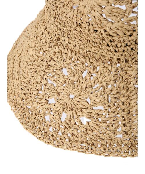 Samansa Mos2(サマンサ モスモス)の「ペーパークロシェハット(ハット・レディース・オフホワイト/ベージュ・フリ-)」の20枚目の写真