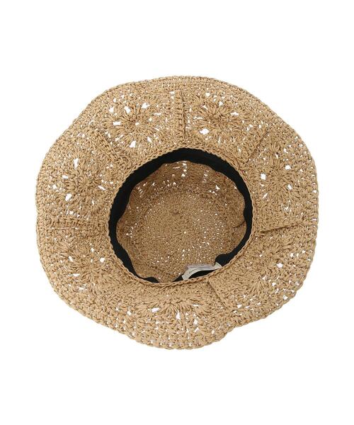 Samansa Mos2(サマンサ モスモス)の「ペーパークロシェハット(ハット・レディース・オフホワイト/ベージュ・フリ-)」の21枚目の写真