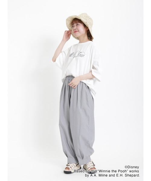 Samansa Mos2(サマンサ モスモス)の「ペーパークロシェハット(ハット・レディース・オフホワイト/ベージュ・フリ-)」の6枚目の写真