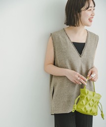 サマーツイードVネックベスト