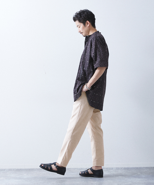EDIFICE イージーテーパードパンツ 417 EDIFICE（フォーワンセブンエディフィス）の「【Linen-like