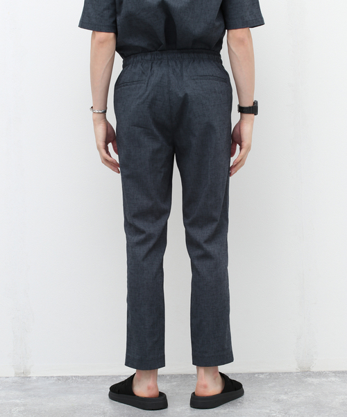 417 エディフィス　セットアップ　リネンライク Linen-like/リネンライク】オープンカラー シャツ 