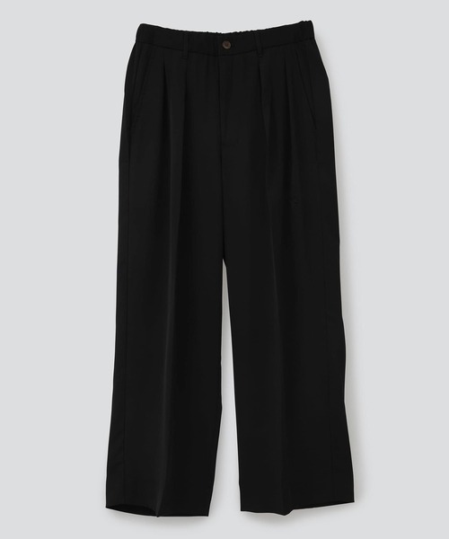 CONVERSE TOKYO（コンバーストウキョウ）の「LIGHT TWILL WIDE SLACKS（スラックス・メンズ・ホワイト/ライトブラウン/ブラック・LARGE/MEDIUM）」の4枚目の写真
