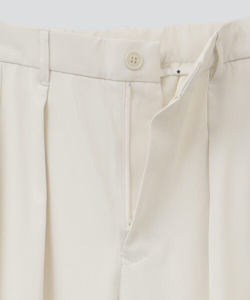 CONVERSE TOKYO（コンバーストウキョウ）の「LIGHT TWILL WIDE SLACKS（スラックス・メンズ・ホワイト/ライトブラウン/ブラック・LARGE/MEDIUM）」の10枚目の写真