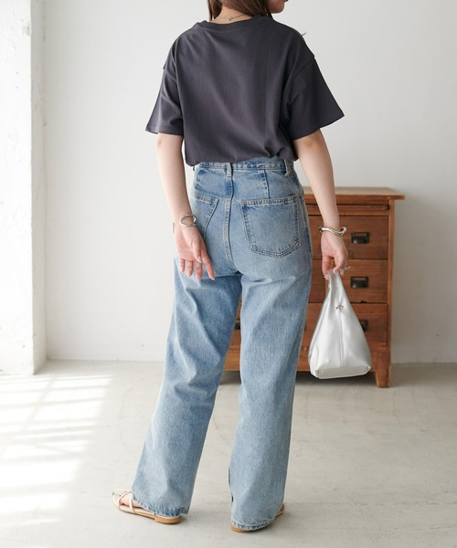 DISCOAT(ディスコート)の「【WEB限定】Always刺繍ロゴTシャツ(Tシャツ/カットソー・レディース・チャコールグレー/ベージュ/ホワイト/サックスブルー/オレンジ/グレー/ホワイト系その他・FREE)」の21枚目の写真