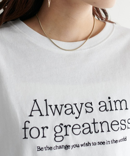セール】【WEB限定】Always刺繍ロゴTシャツ（Tシャツ/カットソー