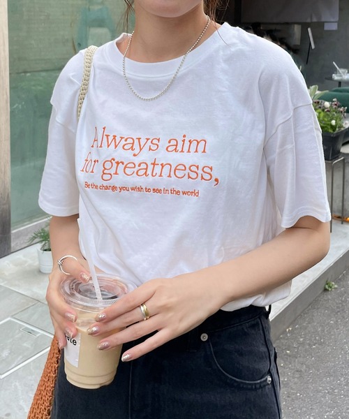 セール】【WEB限定】Always刺繍ロゴTシャツ（Tシャツ/カットソー