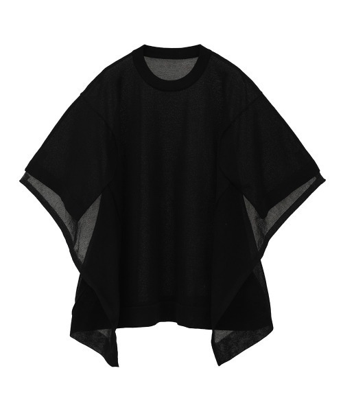 CLANE（クラネ）の「CLANE/クラネ/SHEER SQUARE KNIT TOPS（T