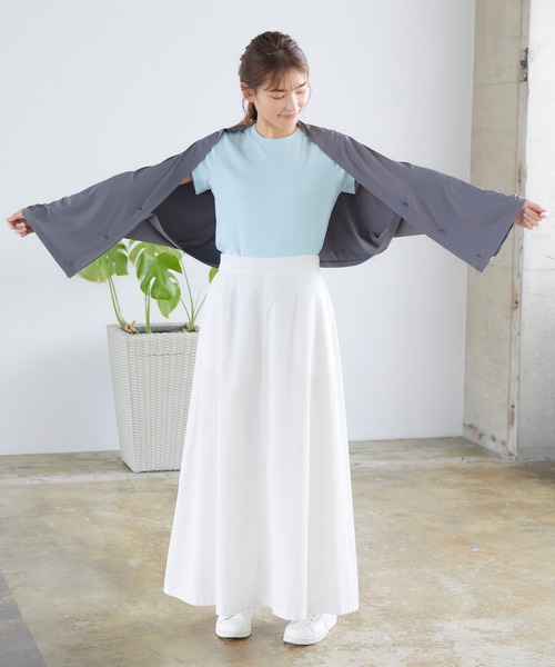 cross marche(クロスマルシェ)の「【涼活本舗】接触冷感・UV対策ひんやりさらさら3wayストールボレロ(カーディガン/ボレロ・レディース・ベージュ/ブラック/チャコールグレー・フリー)」の19枚目の写真