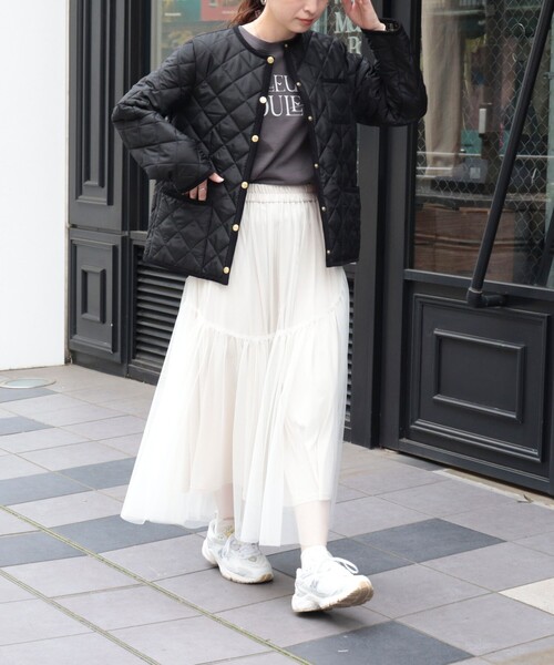 Traditional Weatherwear(トラディショナルウェザーウェア)の「【別注】【Traditional Weatherwear/トラディショナルウェザーウエア】ARKLEY 裏地チェック(ブルゾン・レディース・ブラック・36/34)」の14枚目の写真