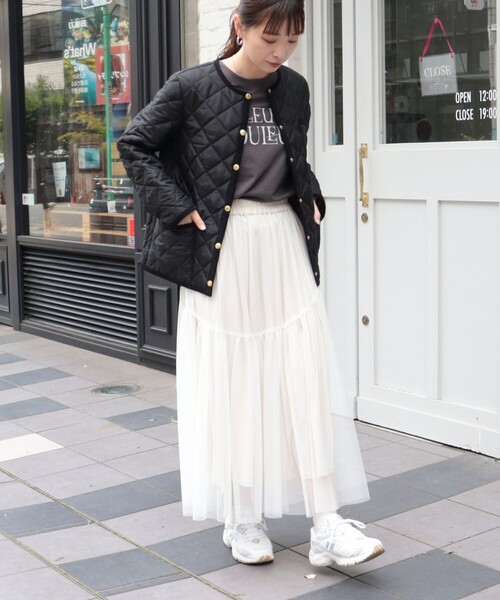 Traditional Weatherwear(トラディショナルウェザーウェア)の「【別注】【Traditional Weatherwear/トラディショナルウェザーウエア】ARKLEY 裏地チェック(ブルゾン・レディース・ブラック・36/34)」の8枚目の写真