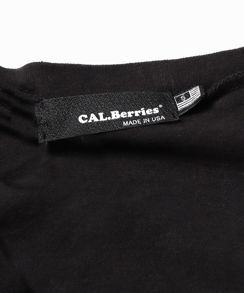 CAL.Berries(カルベリーズ)の「CAL.Berries/カルベリーズ BERRY EASY V NECK 無地 シンプル VネックTシャツ(Tシャツ/カットソー・レディース・ヘザーグレー/ホワイト/ブラック・S/M)」の5枚目の写真