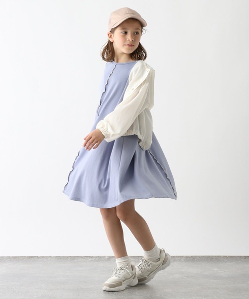 GLOBAL WORK（グローバルワーク）の「シャーベッTEE/ノースリーブワンピース/162602（ワンピース・キッズ・ブラック/パープル/ブルー・160cm/120cm/100cm/110cm/140cm/130cm/150cm）」の11枚目の写真