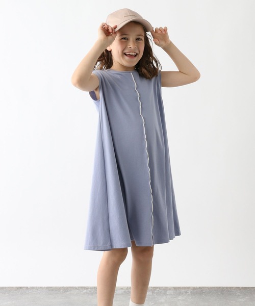 GLOBAL WORK（グローバルワーク）の「シャーベッTEE/ノースリーブワンピース/162602（ワンピース・キッズ・ブラック/パープル/ブルー・160cm/120cm/100cm/110cm/140cm/130cm/150cm）」の15枚目の写真
