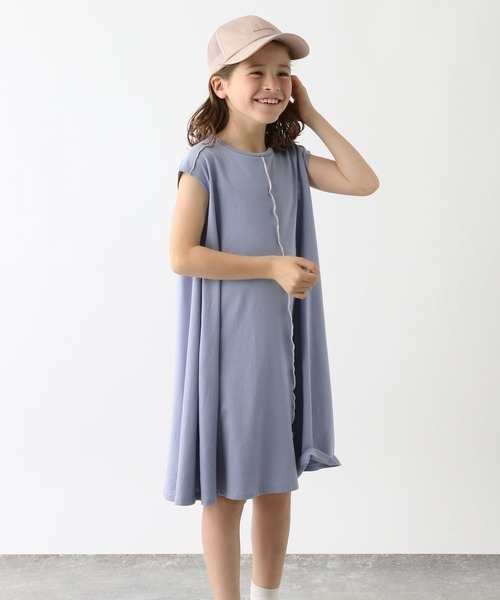 GLOBAL WORK（グローバルワーク）の「シャーベッTEE/ノースリーブワンピース/162602（ワンピース・キッズ・ブラック/パープル/ブルー・160cm/120cm/100cm/110cm/140cm/130cm/150cm）」の8枚目の写真