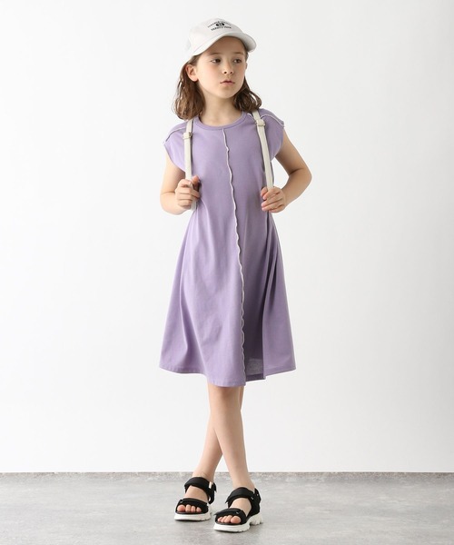 GLOBAL WORK（グローバルワーク）の「シャーベッTEE/ノースリーブワンピース/162602（ワンピース・キッズ・ブラック/パープル/ブルー・160cm/120cm/100cm/110cm/140cm/130cm/150cm）」の19枚目の写真