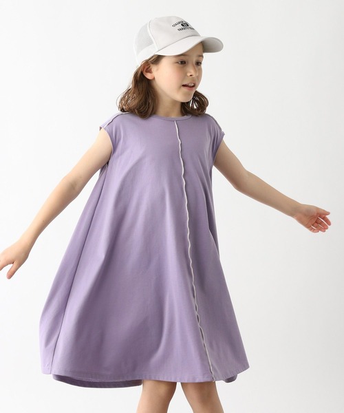 GLOBAL WORK（グローバルワーク）の「シャーベッTEE/ノースリーブワンピース/162602（ワンピース・キッズ・ブラック/パープル/ブルー・160cm/120cm/100cm/110cm/140cm/130cm/150cm）」の12枚目の写真