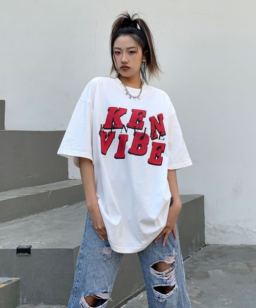 MGV(エムジーヴィー)の「センタープリントロゴTシャツ(Tシャツ/カットソー・レディース・ブラウン/ホワイト・MEDIUM/LARGE/X-LARGE)」の1枚目の写真