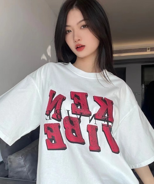 MGV(エムジーヴィー)の「センタープリントロゴTシャツ(Tシャツ/カットソー・レディース・ブラウン/ホワイト・MEDIUM/LARGE/X-LARGE)」の5枚目の写真