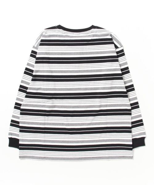 ROXY（ロキシー）の「ROXY/ロキシー ロンT/長袖  ルーズシルエット オーバーサイズ RLT234610T（Tシャツ/カットソー・レディース・グレー/チャコールグレー×ブラック/グレー系その他・M/L）」の10枚目の写真