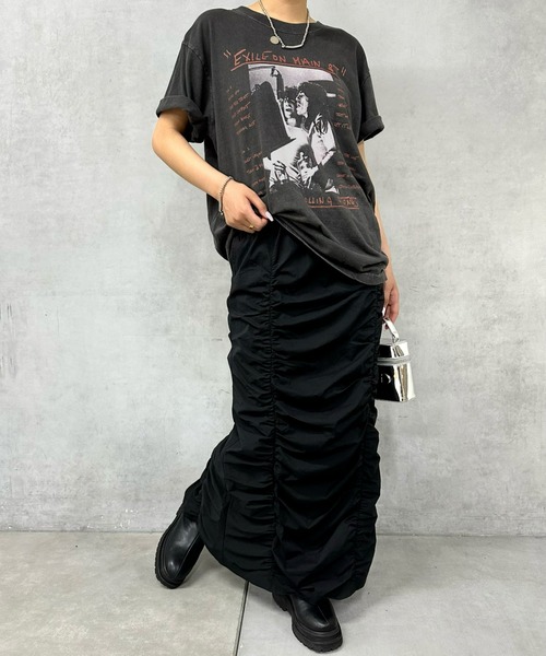 WHO'S WHO gallery ロングスカート フーズフーギャラリー WHO'S WHO gallery バイカラーデザイン