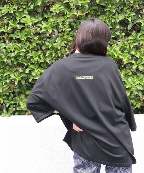 ADAM PATEK(アダムパテック)の「ADAMPATEK / groupie college Logo looose T/ルーズシルエットカレッジロゴビッグTシャツ(AP2314034)(Tシャツ/カットソー・レディース・ブラック/ホワイト/グレー・1/2/3)」の11枚目の写真