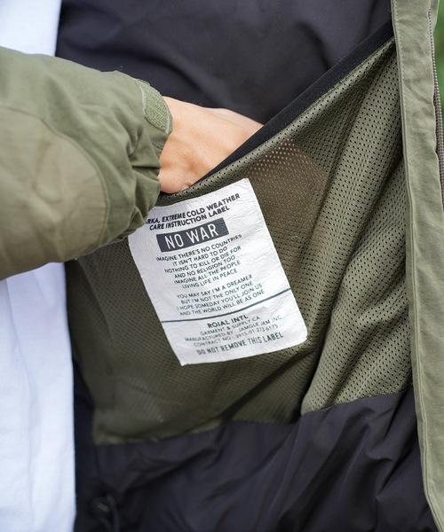 roial(ロイアル)の「DOWN JACKET/ROIAL(ロイアル)ミリタリーライクデザインダウンジャケット(ダウンジャケット/コート・メンズ・ブラック/カーキ・MEDIUM/X-LARGE/LARGE)」の17枚目の写真