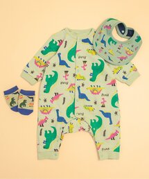 総柄カバーオール マイファーストブリーズ