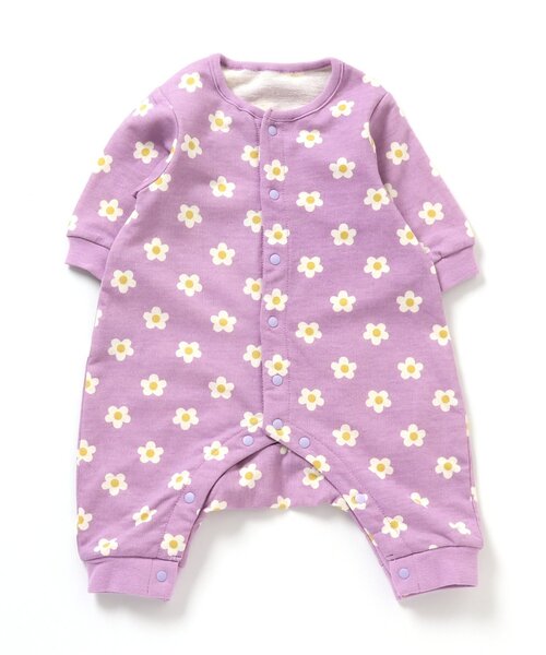 BREEZE（ブリーズ）の「総柄カバーオール マイファーストブリーズ（ロンパース・キッズ・オレンジ/ラベンダー/ミント/マスタード/ブラック/アイボリー/ブラウン/グリーン/グレー/ベージュ/チェック・80/60/70）」の17枚目の写真