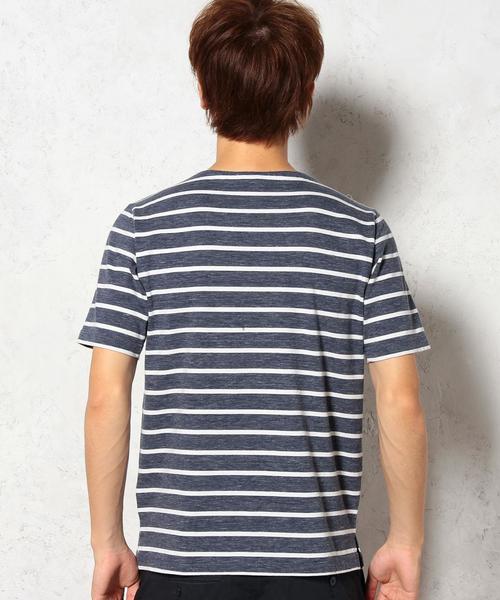 green label relaxing（グリーンレーベルリラクシング）の「BORDER BOAT/N S/S Tシャツ ◆（Tシャツ/カットソー・メンズ・ネイビー/グレー/ホワイト・LARGE/X-LARGE/SMALL/MEDIUM）」の15枚目の写真