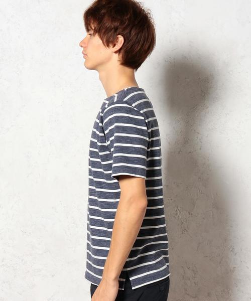 green label relaxing（グリーンレーベルリラクシング）の「BORDER BOAT/N S/S Tシャツ ◆（Tシャツ/カットソー・メンズ・ネイビー/グレー/ホワイト・LARGE/X-LARGE/SMALL/MEDIUM）」の10枚目の写真