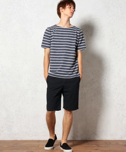 green label relaxing（グリーンレーベルリラクシング）の「BORDER BOAT/N S/S Tシャツ ◆（Tシャツ/カットソー・メンズ・ネイビー/グレー/ホワイト・LARGE/X-LARGE/SMALL/MEDIUM）」の11枚目の写真