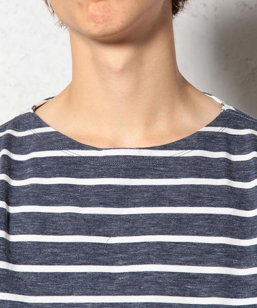 green label relaxing（グリーンレーベルリラクシング）の「BORDER BOAT/N S/S Tシャツ ◆（Tシャツ/カットソー・メンズ・ネイビー/グレー/ホワイト・LARGE/X-LARGE/SMALL/MEDIUM）」の12枚目の写真