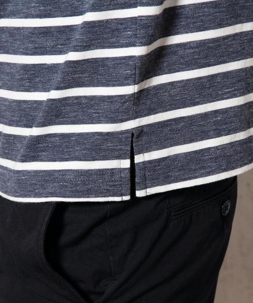 green label relaxing（グリーンレーベルリラクシング）の「BORDER BOAT/N S/S Tシャツ ◆（Tシャツ/カットソー・メンズ・ネイビー/グレー/ホワイト・LARGE/X-LARGE/SMALL/MEDIUM）」の14枚目の写真