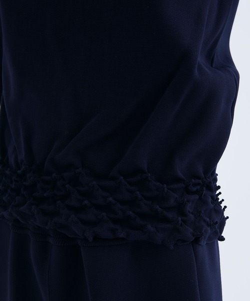 THE PERMANENT EYE(ザパーマネントアイ)の「【TELMA/テルマ】ShiboriNoSleeveTops/シボリノースリーブトップス/ミラノリブニットトップ/ノースリーブニット(ニット/セーター・レディース・ネイビー・36)」の2枚目の写真